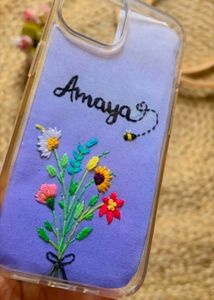 Embroidered Floral Fabric