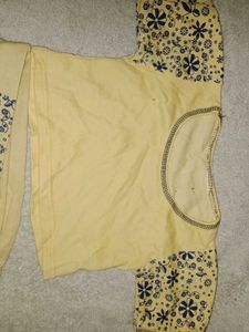 Kids Denim Dress &amp; Floral Set