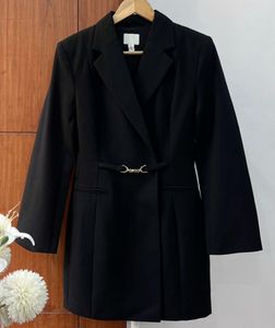 H&amp;m Black Blazer Dress