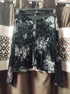Black Velvet Top