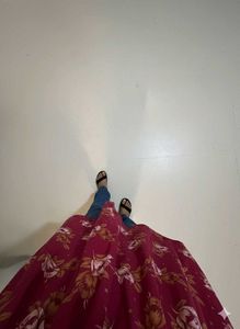 Floral Print Pink Tunic Top