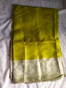 New Lime Green Saree