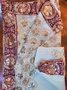 Festive Sequin Saree (Heavy Work)