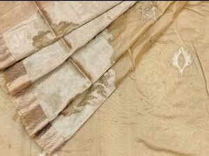 Golden Banarasi Silk Saree