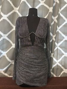 Sparkly Silver Party Dress