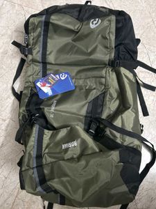 Olive Green bag with tag