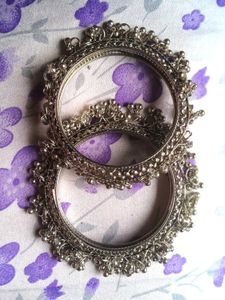Silver Bangle Set(oxidize)