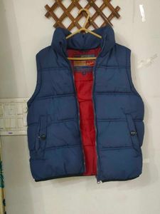 Primark Authentic Navy Blue Puffer Vest/Bomber