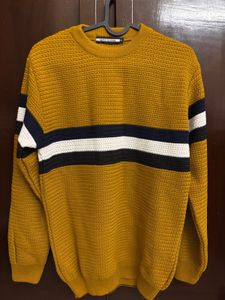 Brown Striped Sweater