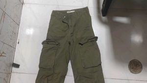 green baggy pant unisex