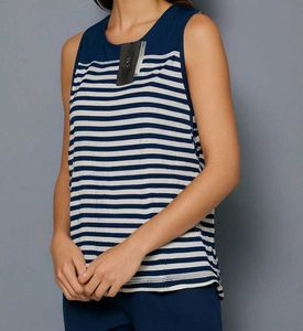 Elliza Donatein London Striped Tank Top