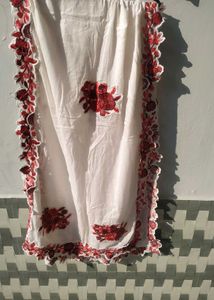 Anarkali dress with leggings and dupatta