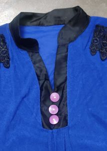 Blue Casual Dress