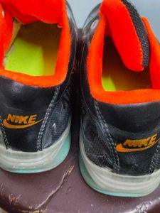 Black 🖤 And Orange 🧡 Sports Shoes For Boys