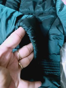 teal green Puffer winter Jacket