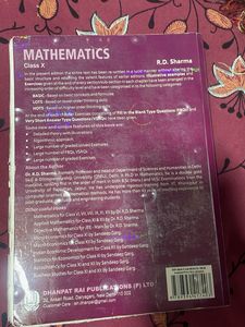 R.D. Sharma Mathematics Class X