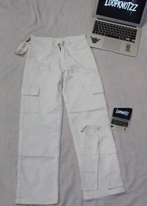 Zara White Cargo Pants