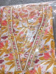 Floral Print Kurta