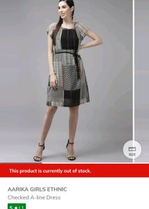 Black And White Midi Dress