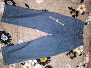 Ripped Wide Leg Jeans