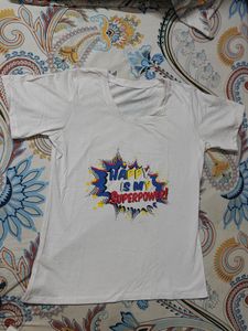 White Graphic Tee