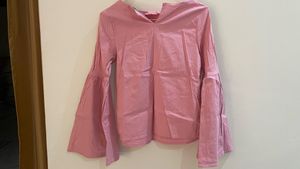 Pink Bell Sleeve Top