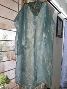 Stylish Blue Raincoat