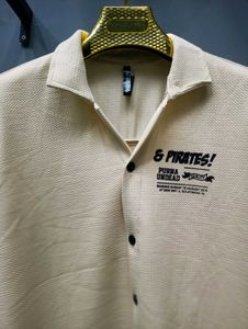 Rubber Printed Knit Shirt (Oversized)