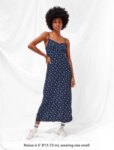 American Eagle Floral Print Midi Dress Size XS