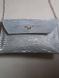 Elegant Silver Clutch