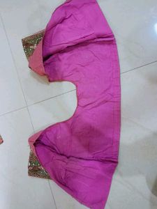 Saree With Stitched Blouse