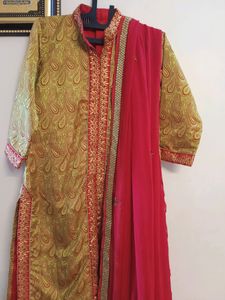 3 Piece Set Kurta , Ghagra , Dupatta