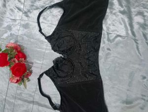 Black Lace Bralette Bra