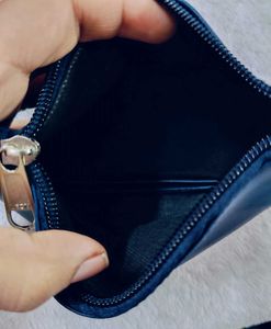 Smytten Multi-Utility Leather Pouch - Blue