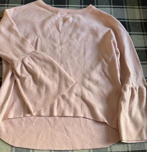 Pink Bell Sleeve sweater