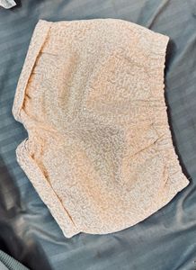HNM Gold Patterned Shorts