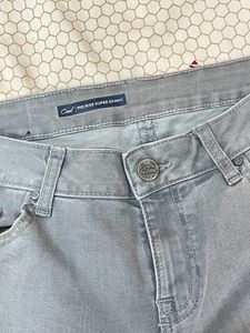 Bare Grey Mid Rise Skinny Jeans