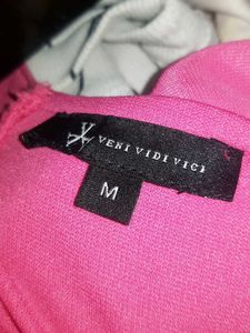 Casual Sleeveless Solid Women Pink Top