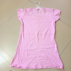 Baby Pink T-Shirt for Girls