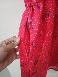 New dressberry Cute Red Print Dress