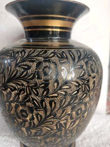 Vintage Etched Vase