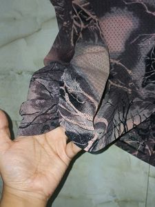 Pink And Black Pattern Top