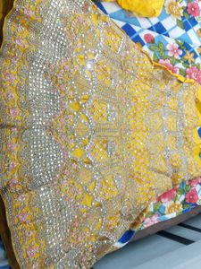 Gorgeous Yellow Embellished Lehenga