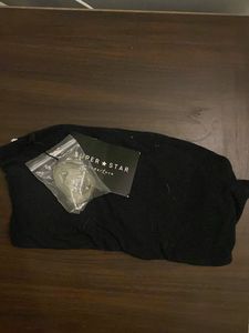 Black Bandeau Top - New with Tag