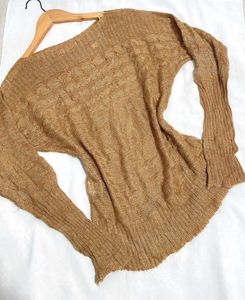 B2G2 🎁Y2K Brown Knit Sweater B
