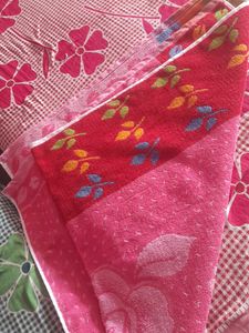 Vintage Floral Bath Towel
