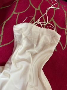 H&amp;M Silk White Dress