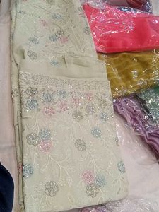 Embroidered Dress Material