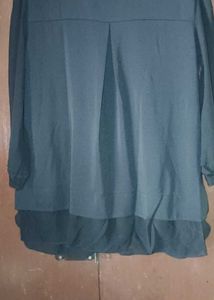 🍒 red Color &amp;Black  Top