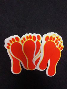 Pack Of 10 Lakshmi Feet Stickers For Deewali